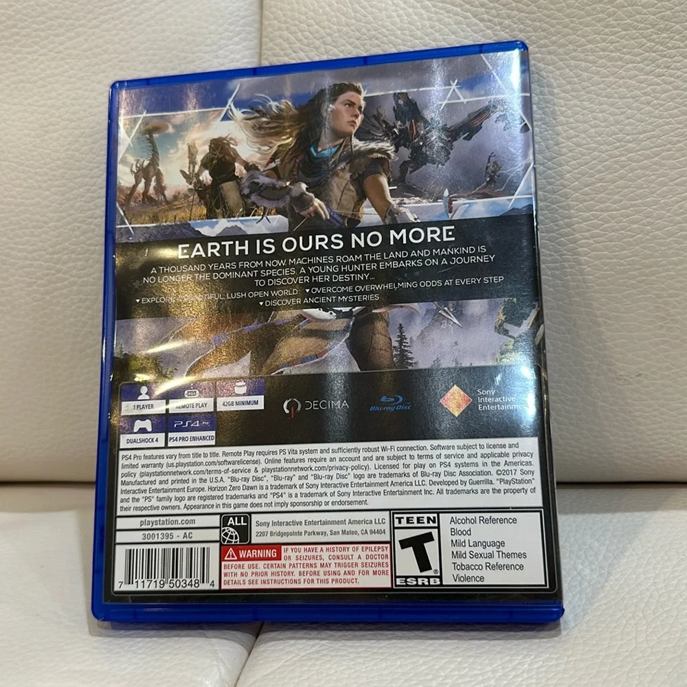 Horizon Zero Dawn PS4 Video Game Sony PlayStation (Playstation 4 - PS4)
